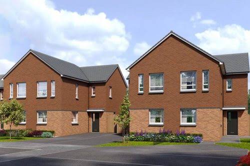Architectural visualisation — two-storey homes at Halton Court