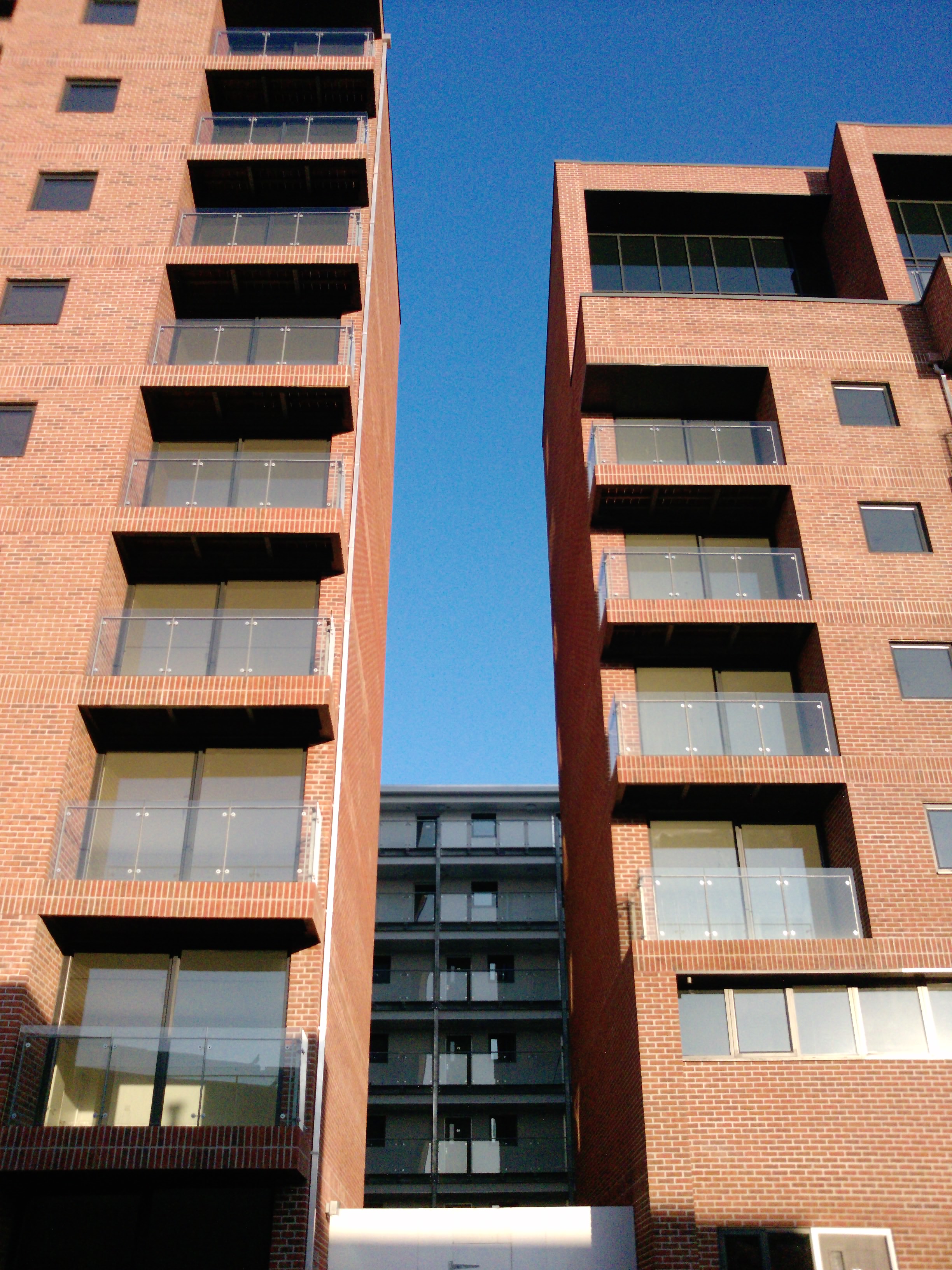 Site photograph — balconies and upper-level terraces