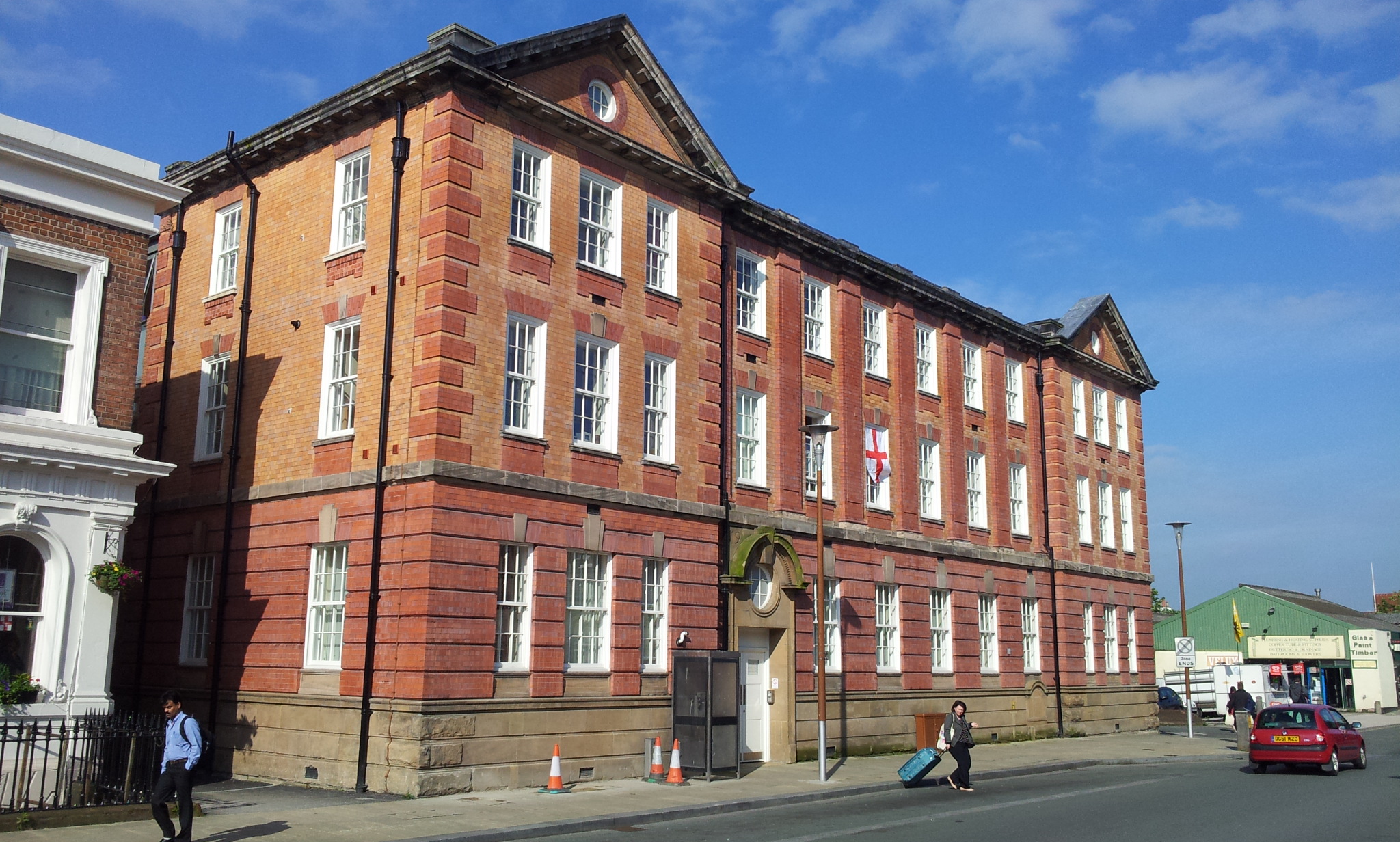 Old Post Office frontage on Station Road, Chester